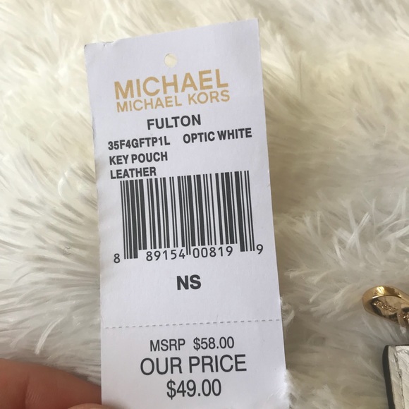 NWT Michael Kors Leather Key Pouch - Picture 6 of 7